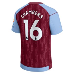 Aston Villa Home Shirt 2023-24 with Chambers 16 printing