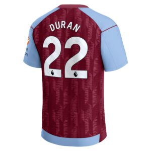Aston Villa Home Shirt 2023-24 with Duran 22 printing