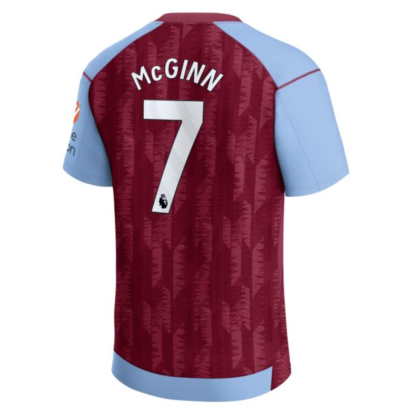 Aston Villa Home Shirt 2023-24 with McGinn 7 printing