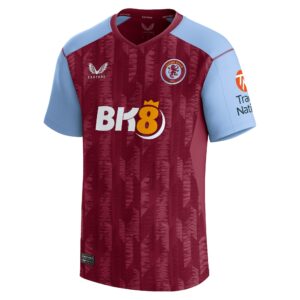 Aston Villa Home Shirt 2023-24 with Mings 5 printing