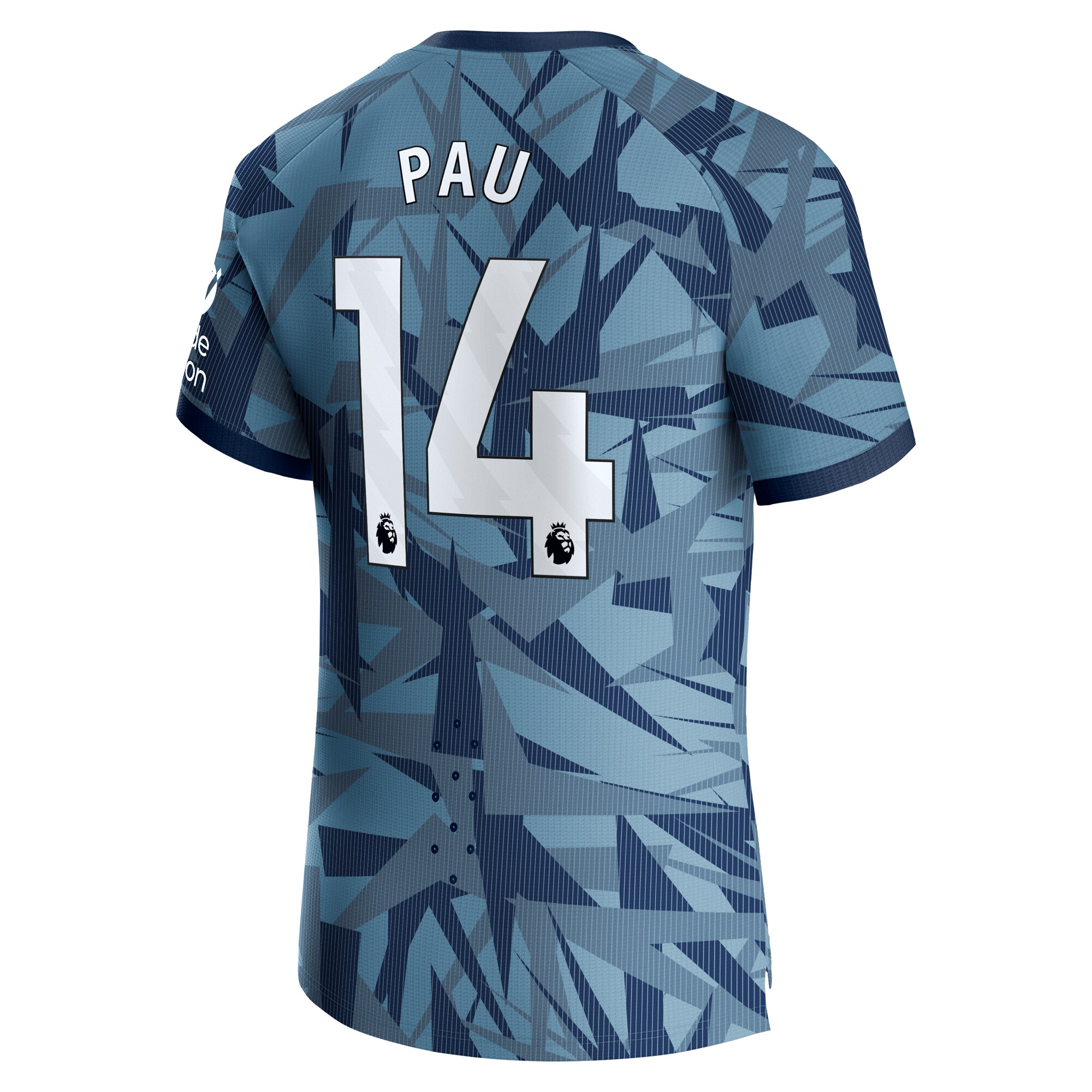 Aston Villa Third Pro Shirt 2023-24 with Pau 14 printing