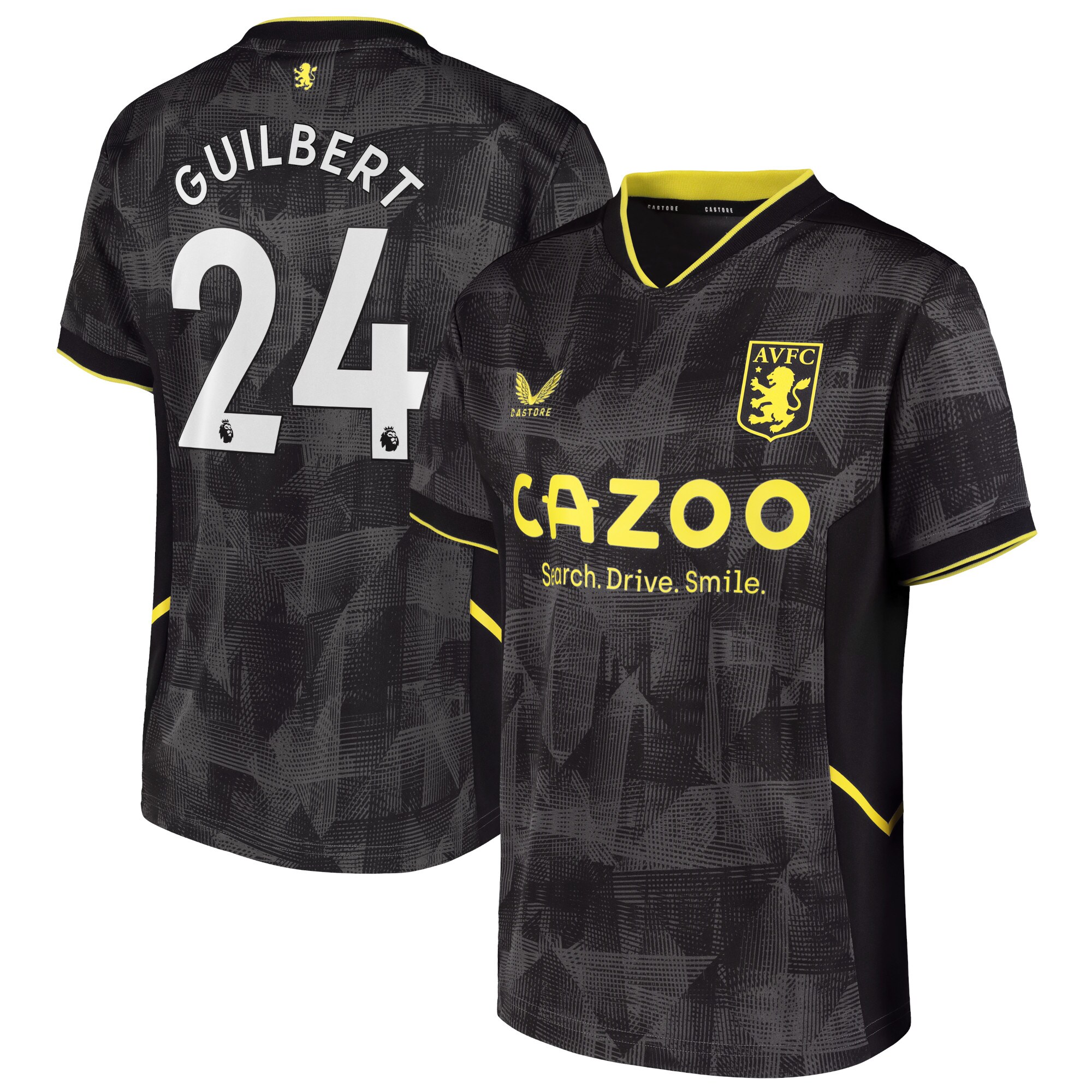 Aston Villa Third Shirt 2022-23 with Guilbert 24 printing