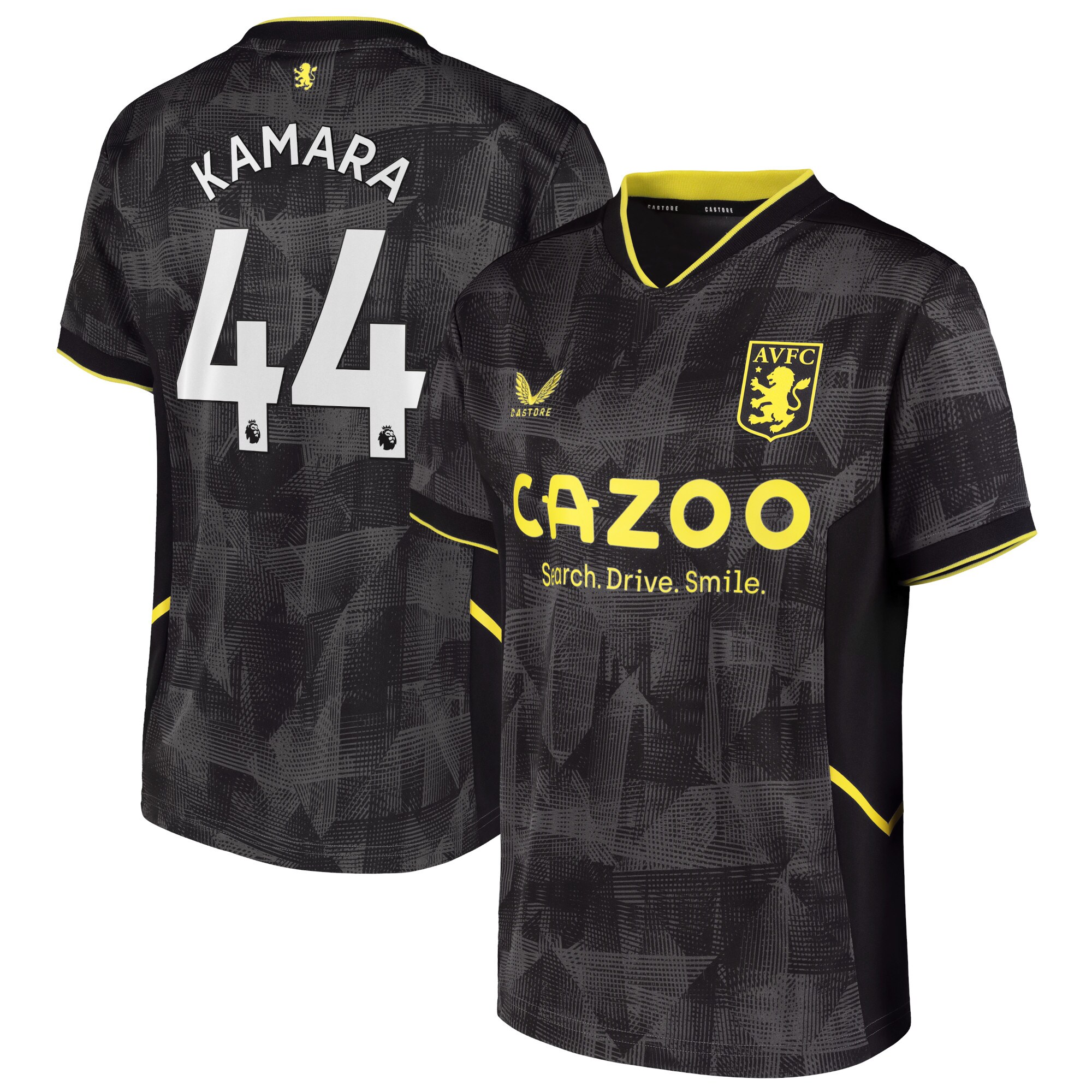 Aston Villa Third Shirt 2022-23 with Kamara 44 printing