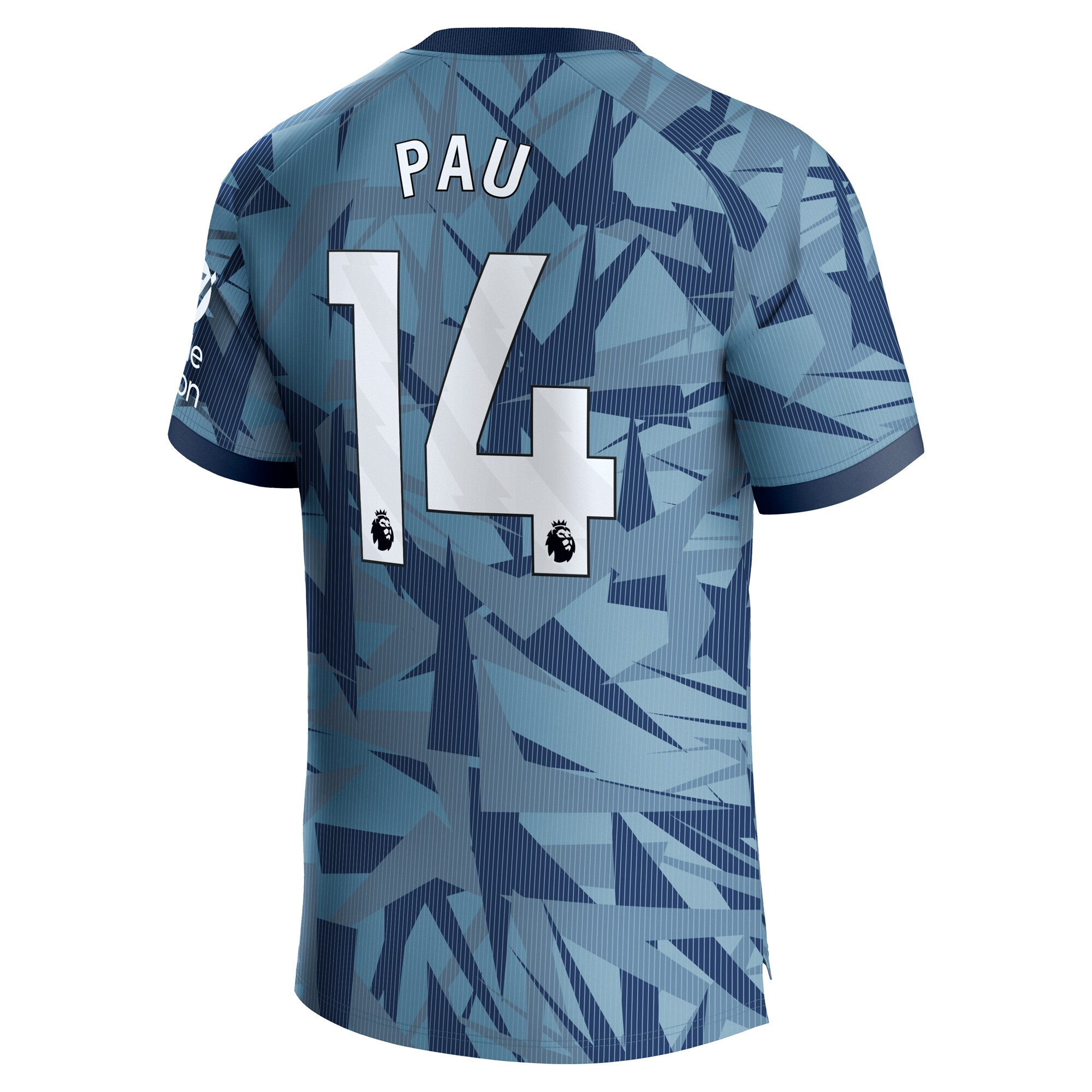 Aston Villa Third Shirt 2023-24 with Pau 14 printing