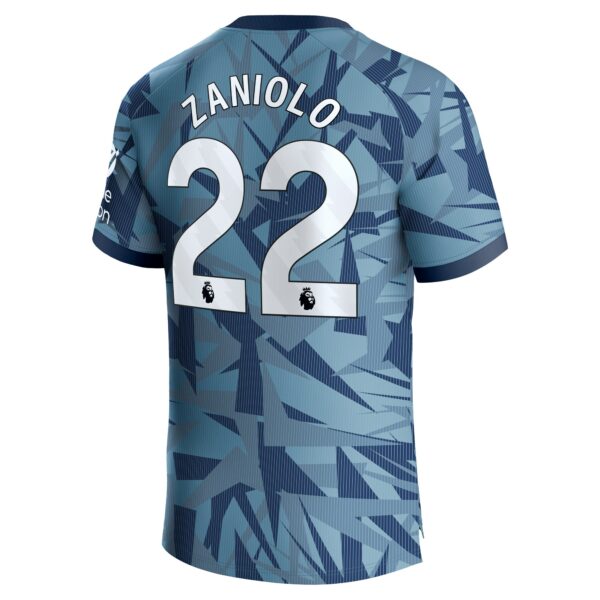 Aston Villa Third Shirt 2023-24 with Zaniolo 22 printing