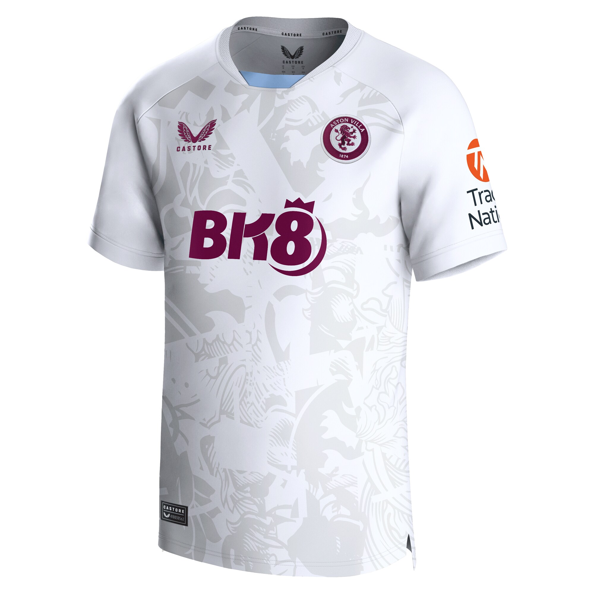 Aston Villa WSL Away Shirt 2023-24 with Hanson 20 printing