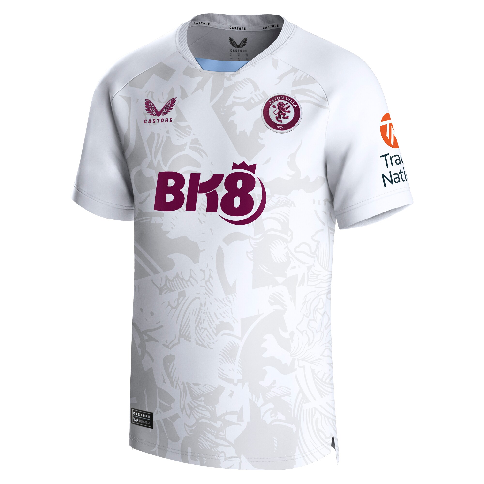 Aston Villa WSL Away Shirt 2023-24 with McLoughlin 16 printing