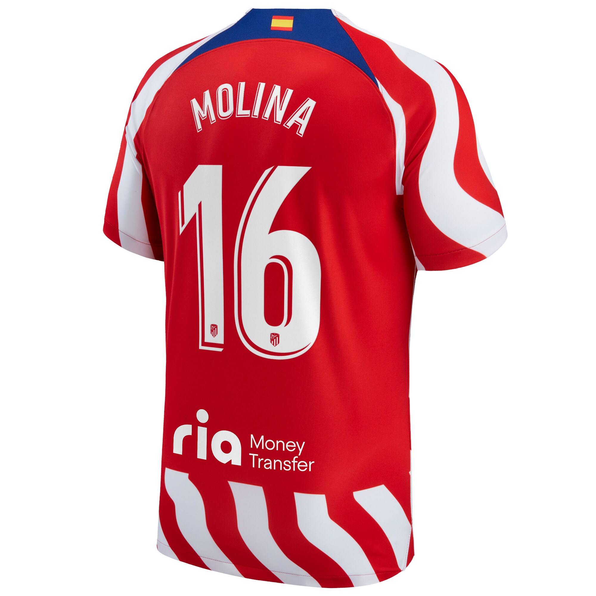 2022-23 Atletico Madrid Match Issue Away Shirt Molina #16