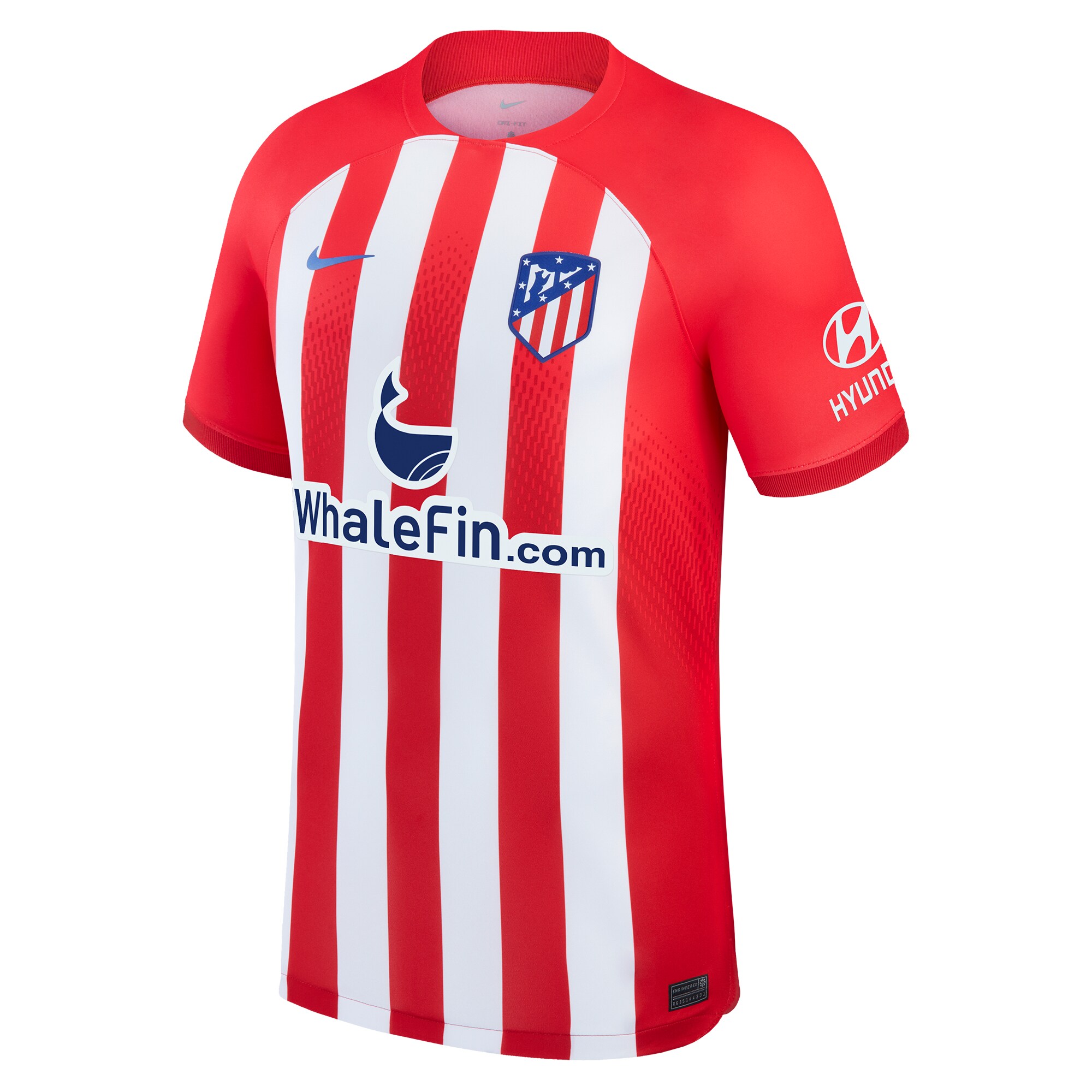 Atlético de Madrid Metropolitano Home Stadium Shirt 2023-24 with Javi Galán 18 printing