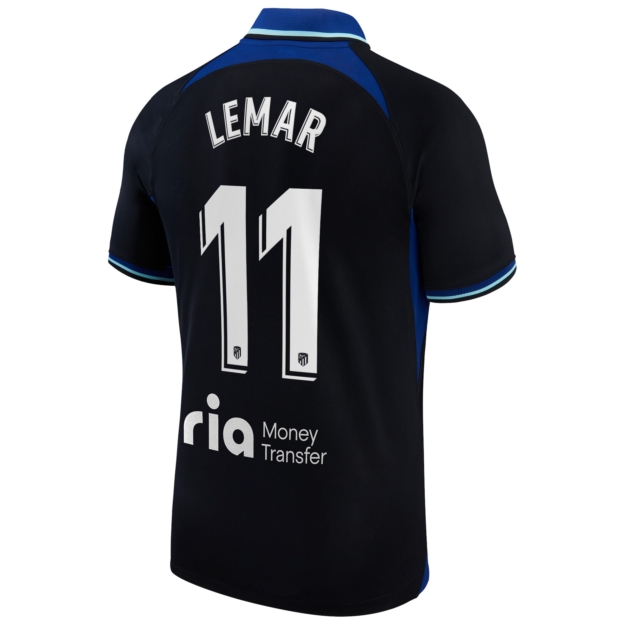 Atlético de Madrid Away Stadium Shirt 2022-23 with Lemar 11 printing