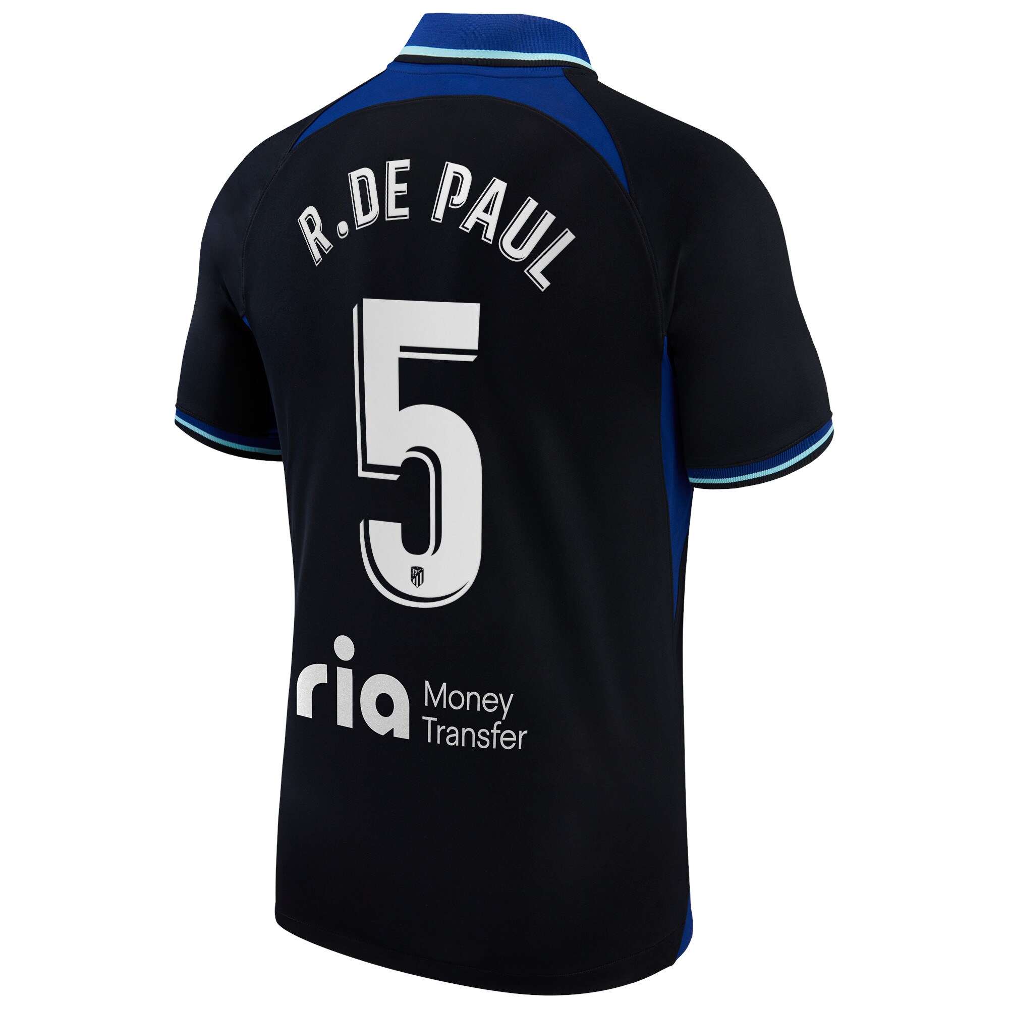 Atlético de Madrid Away Stadium Shirt 2022-23 with R. De Paul 5 printing