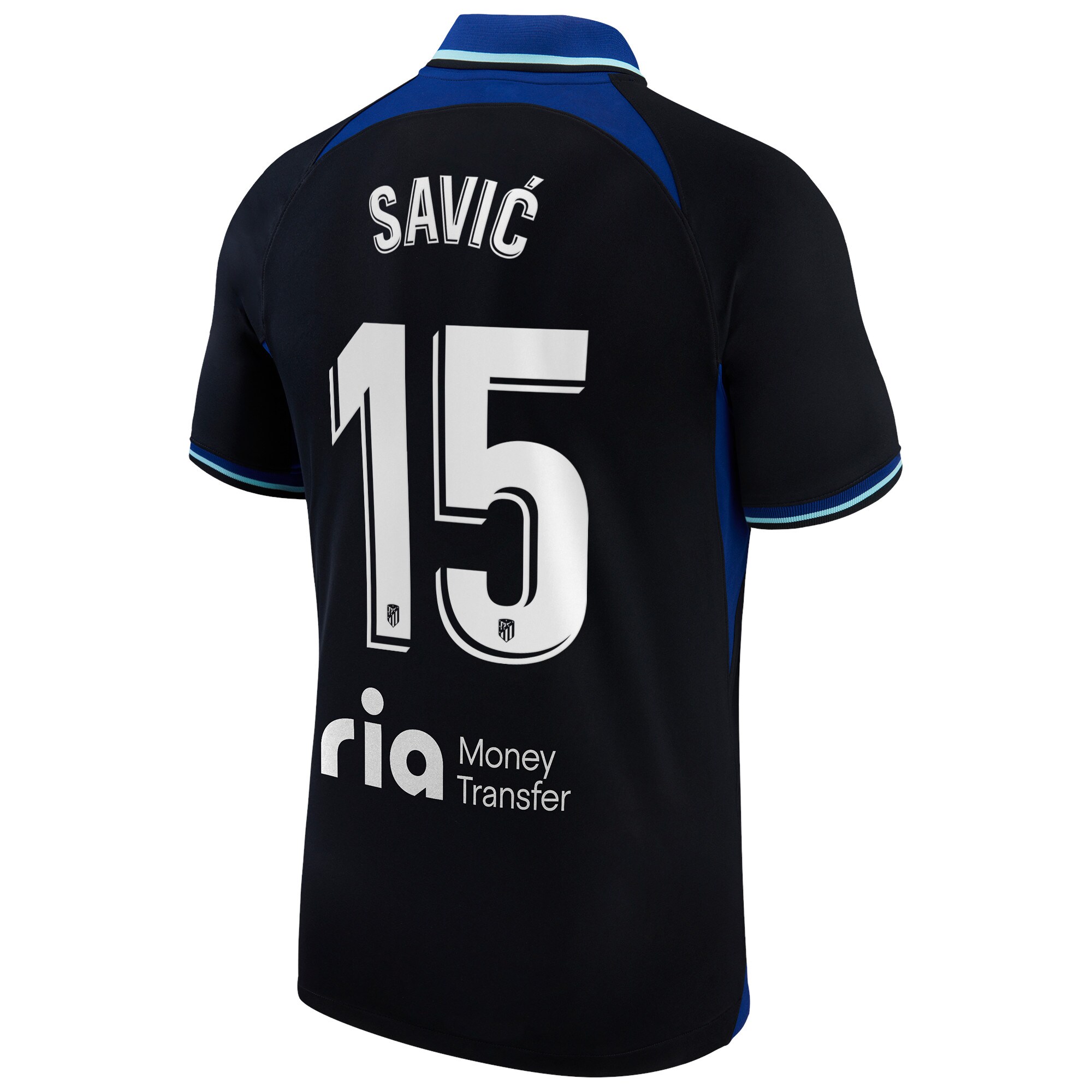 Atlético de Madrid Away Stadium Shirt 2022-23 with Savic 15 printing