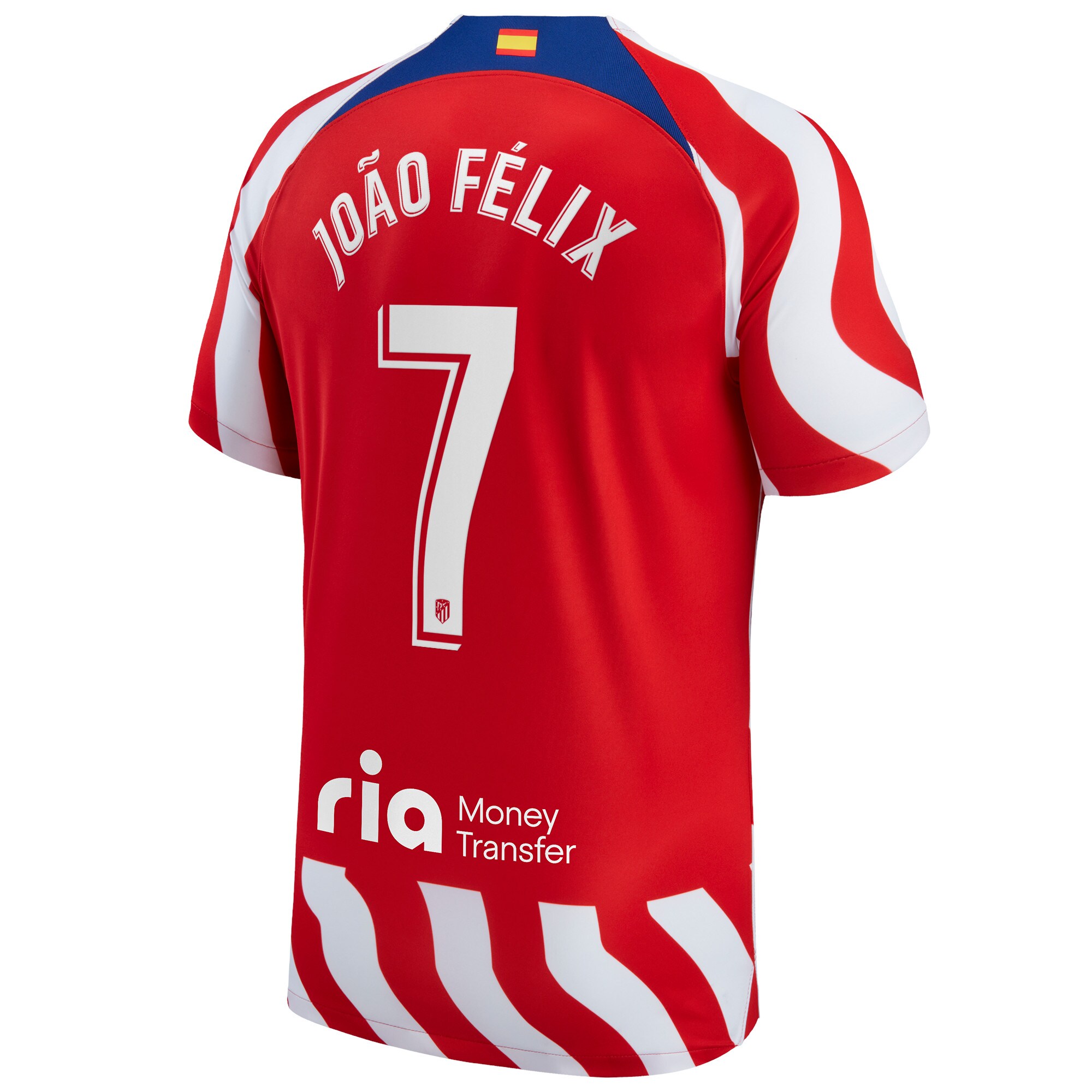 Atlético de Madrid Home Stadium Shirt 2022-23 with João Félix 7 printing
