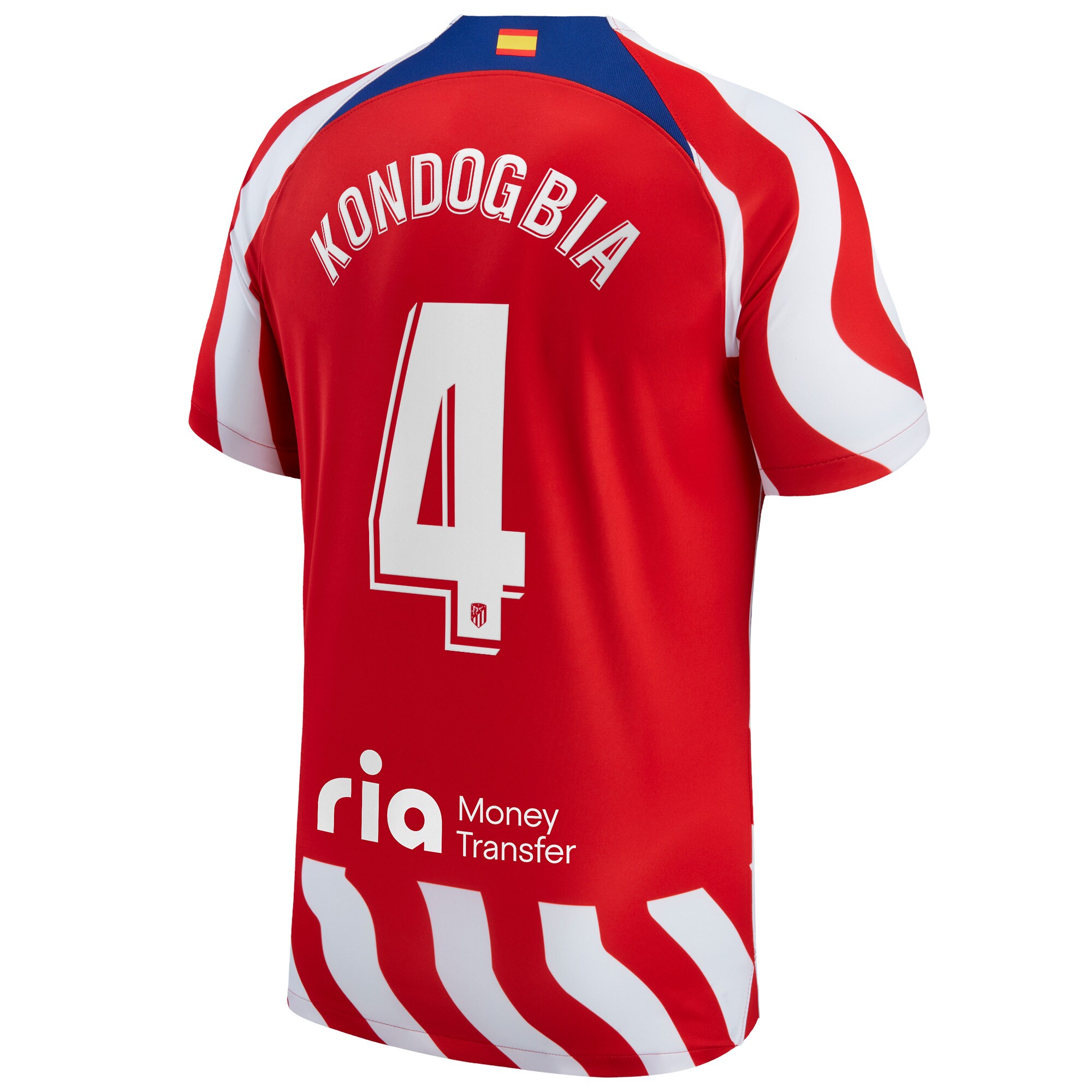 Atlético de Madrid Home Stadium Shirt 2022-23 with Kondogbia 4 printing