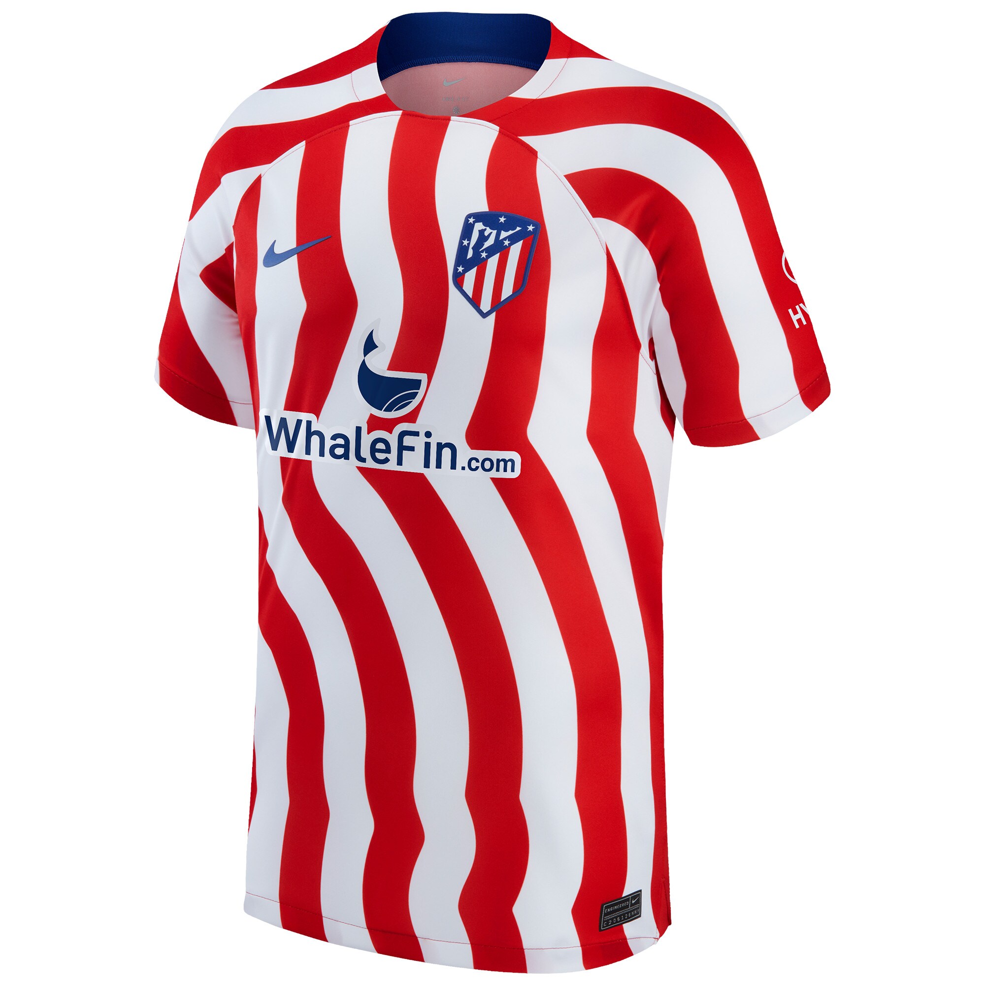 Atlético de Madrid Home Stadium Shirt 2022-23 with Reinildo 23 printing