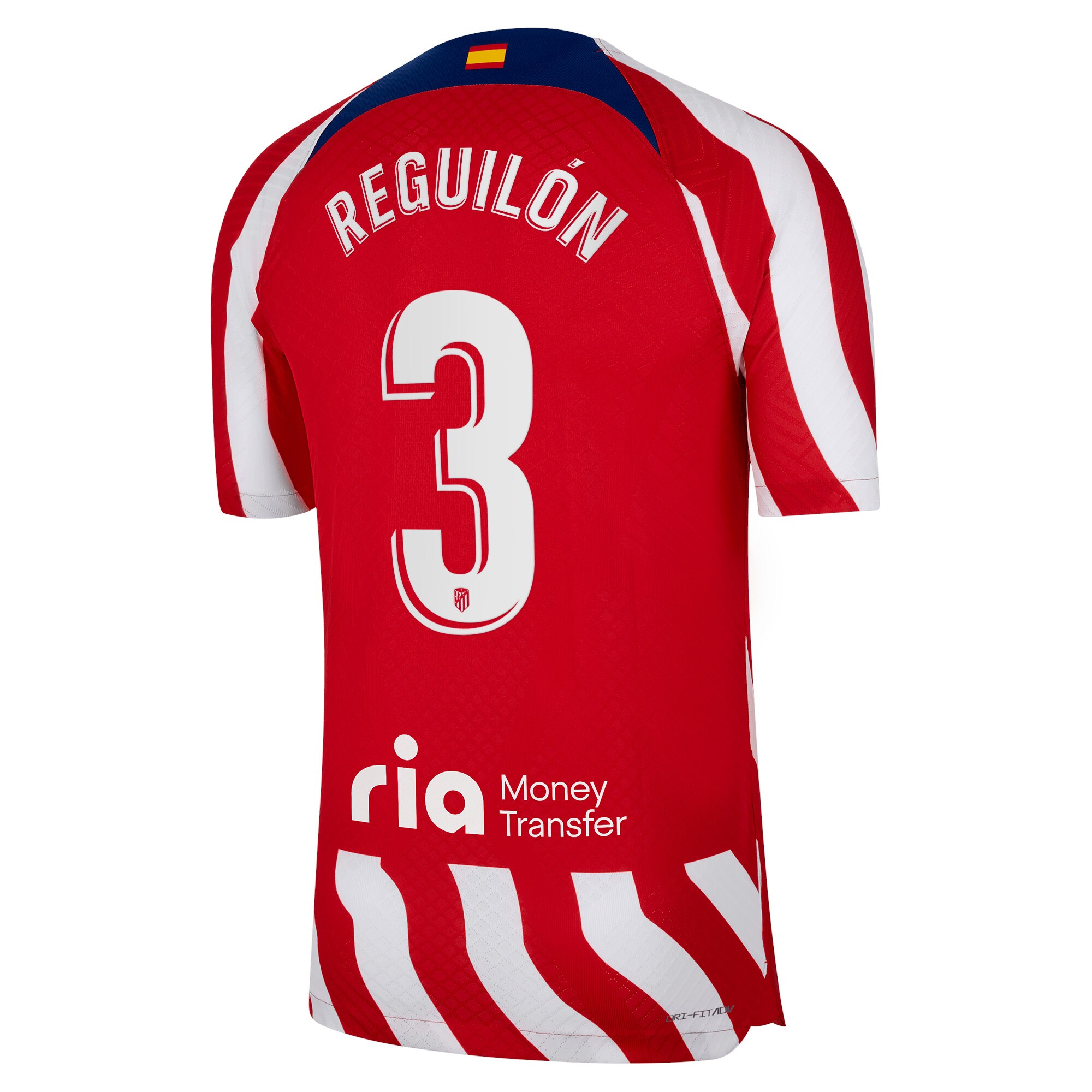 Atlético de Madrid Home Vapor Match Shirt 2022-23 with Reguilón 3 printing