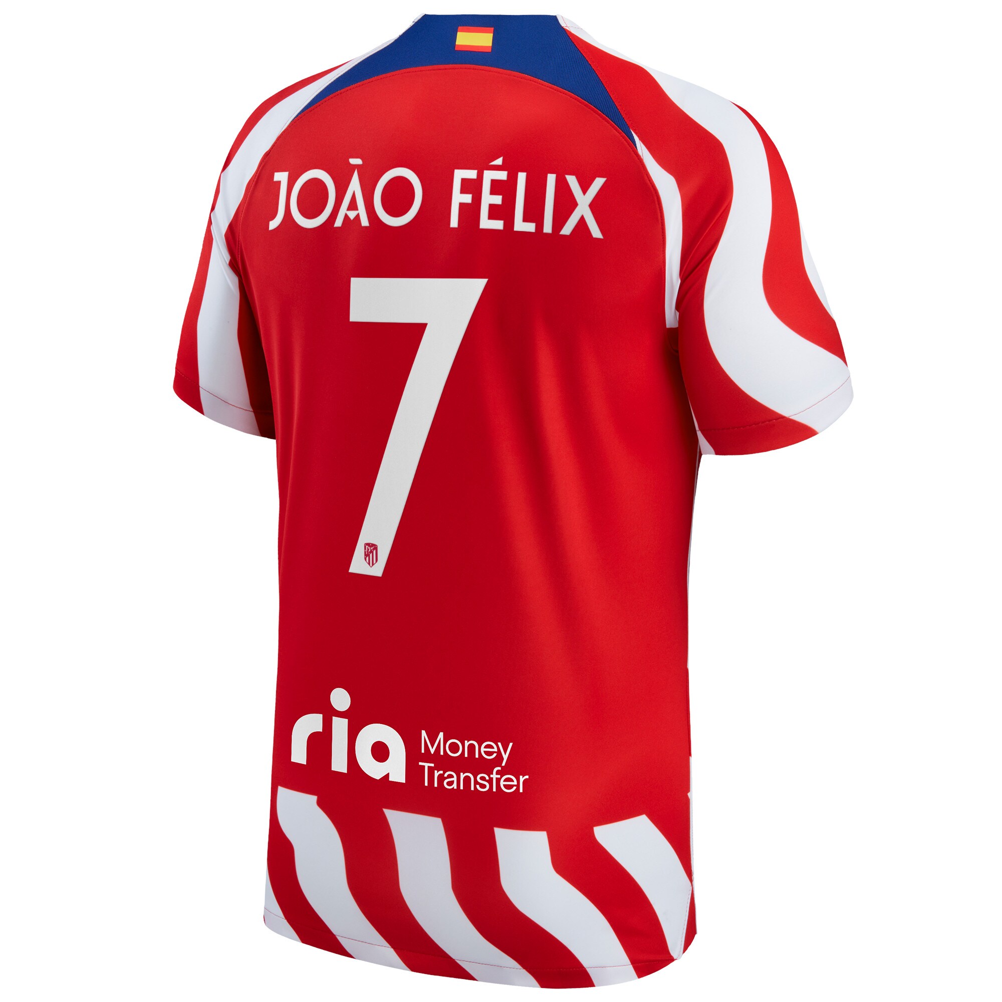 Atlético de Madrid Metropolitano Home Stadium Shirt 2022-23 with João Félix 7 printing