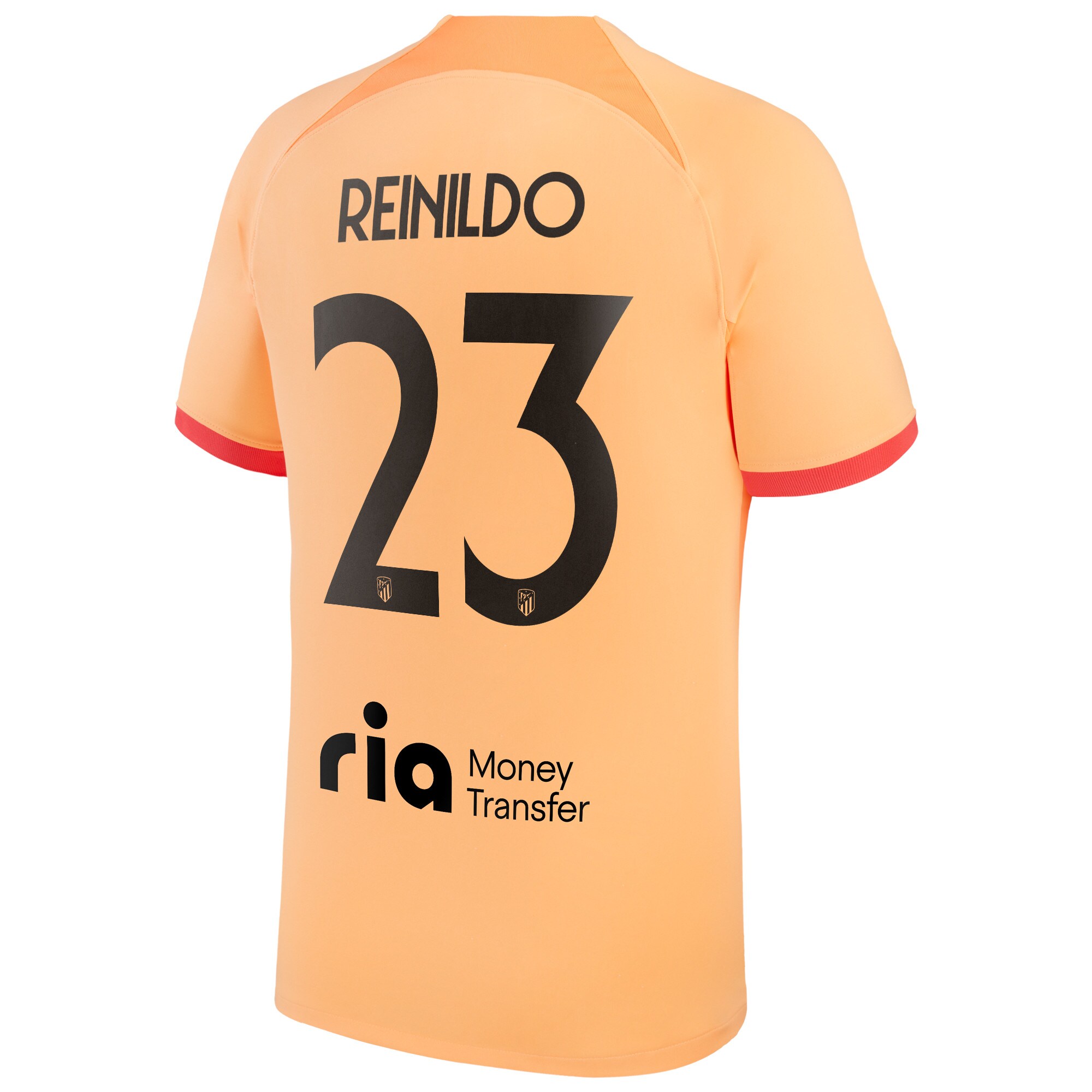 Atlético de Madrid Metropolitano Third Stadium Shirt 2022-23 with Reinildo 23 printing