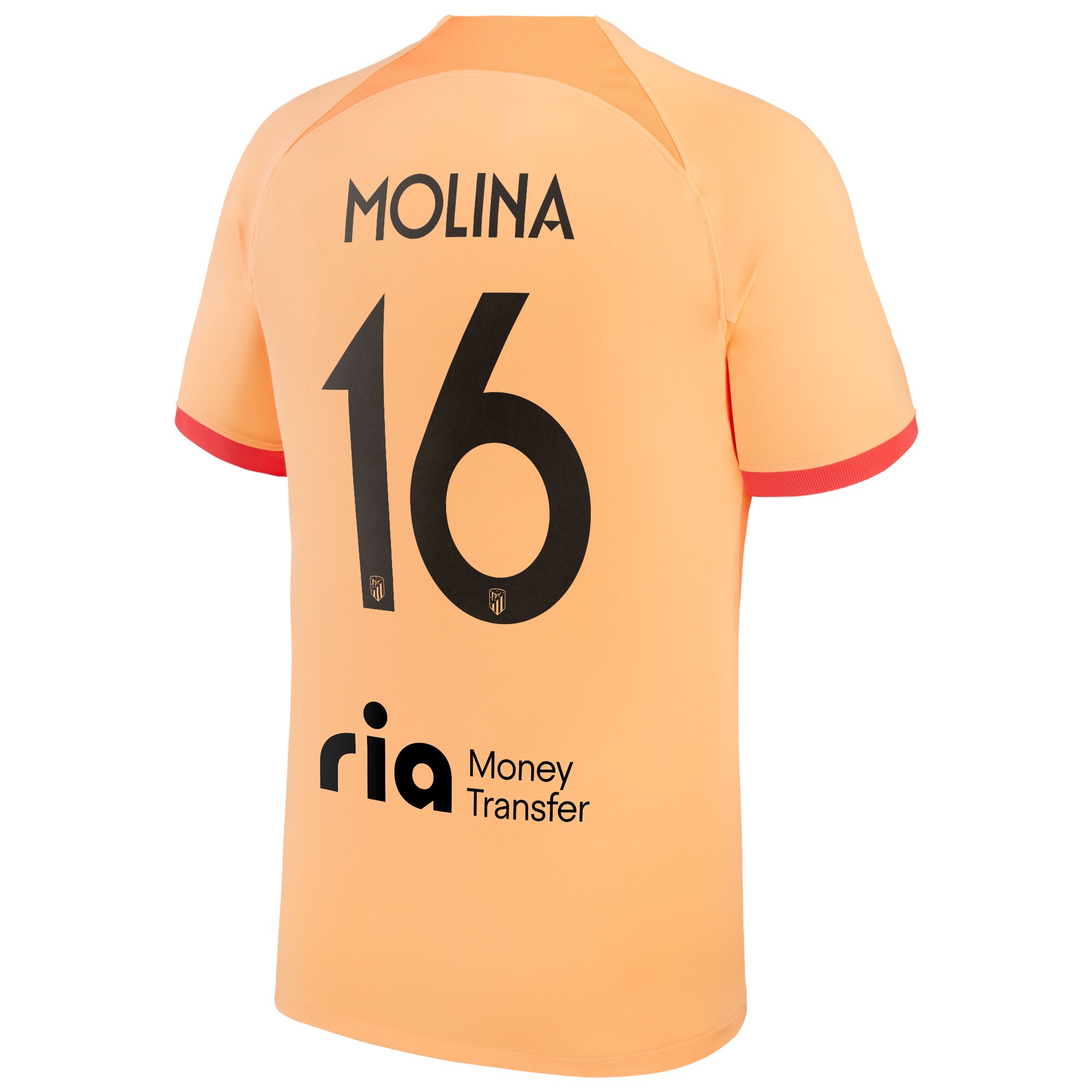Atlético de Madrid Third Stadium Shirt 2022-23 with Molina 16 printing