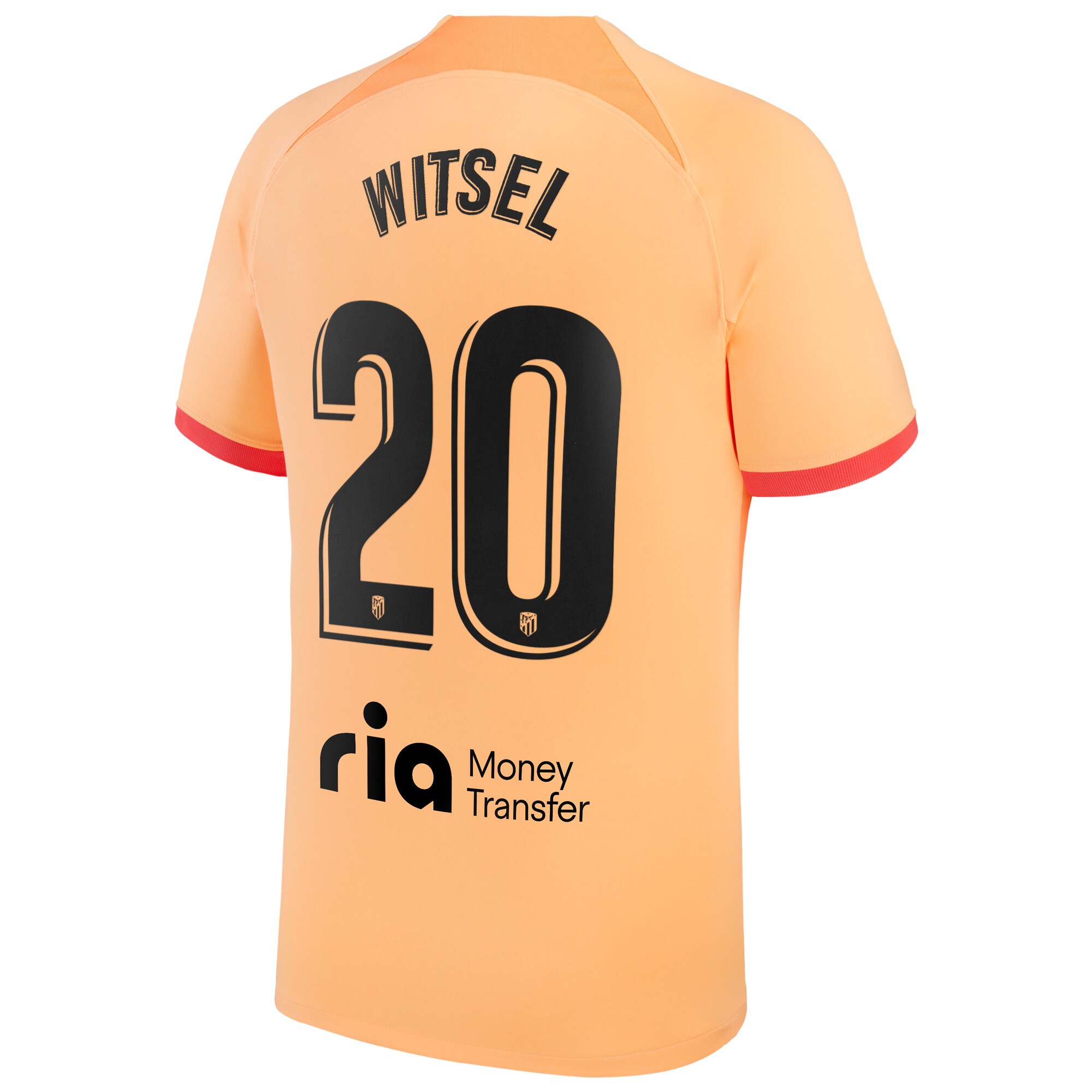 Atlético de Madrid Third Stadium Shirt 2022-23 with Witsel 20 printing
