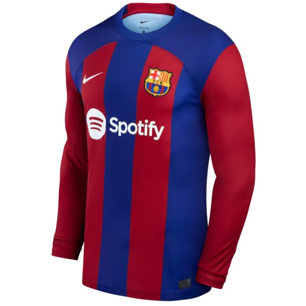 Barcelona Home Stadium Shirt Long Sleeve 2023-24