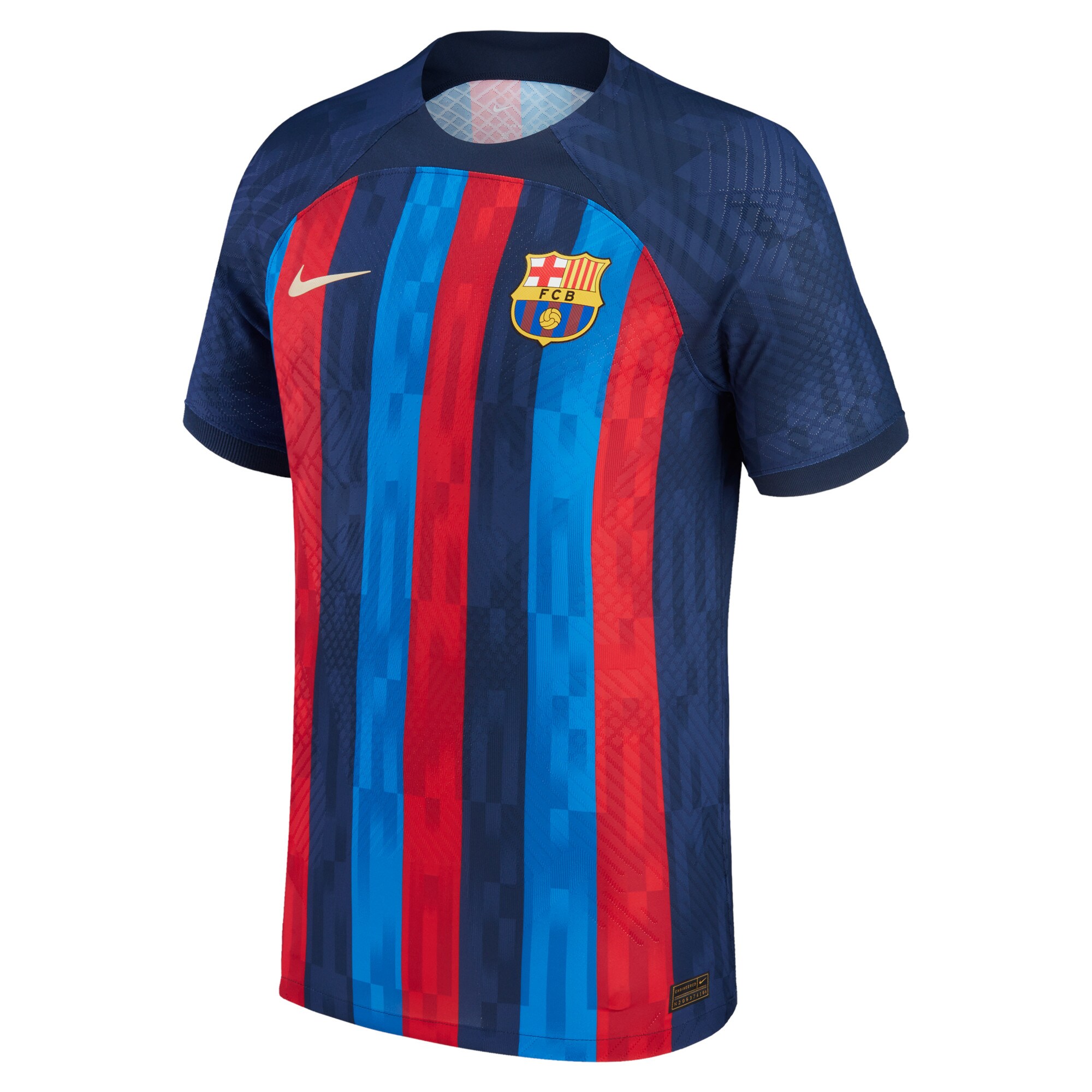Barcelona Home Vapor Match Shirt 2022-23 with Lewandowski 9 printing