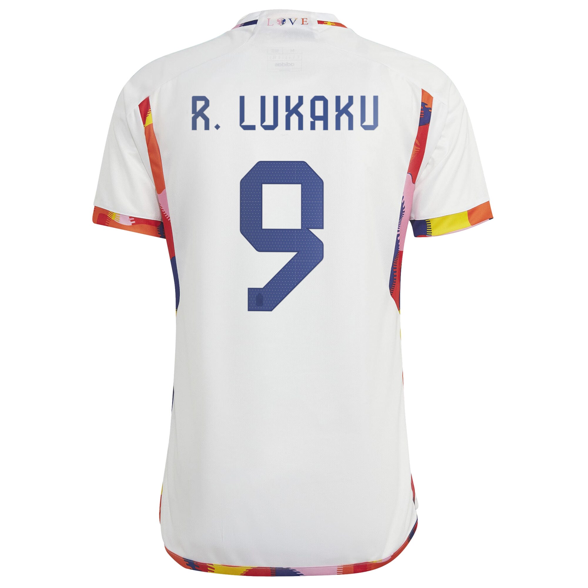Belgium Away Shirt with Lukaku 9 printing