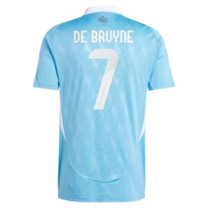 Belgium FA Away Shirt 2024 with De Bruyne 7 printing
