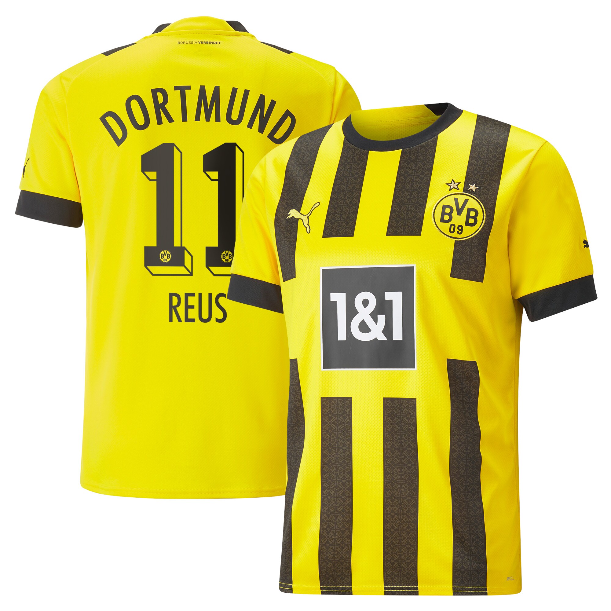Borussia Dortmund Home Shirt 2022-23 with Reus 11 printing