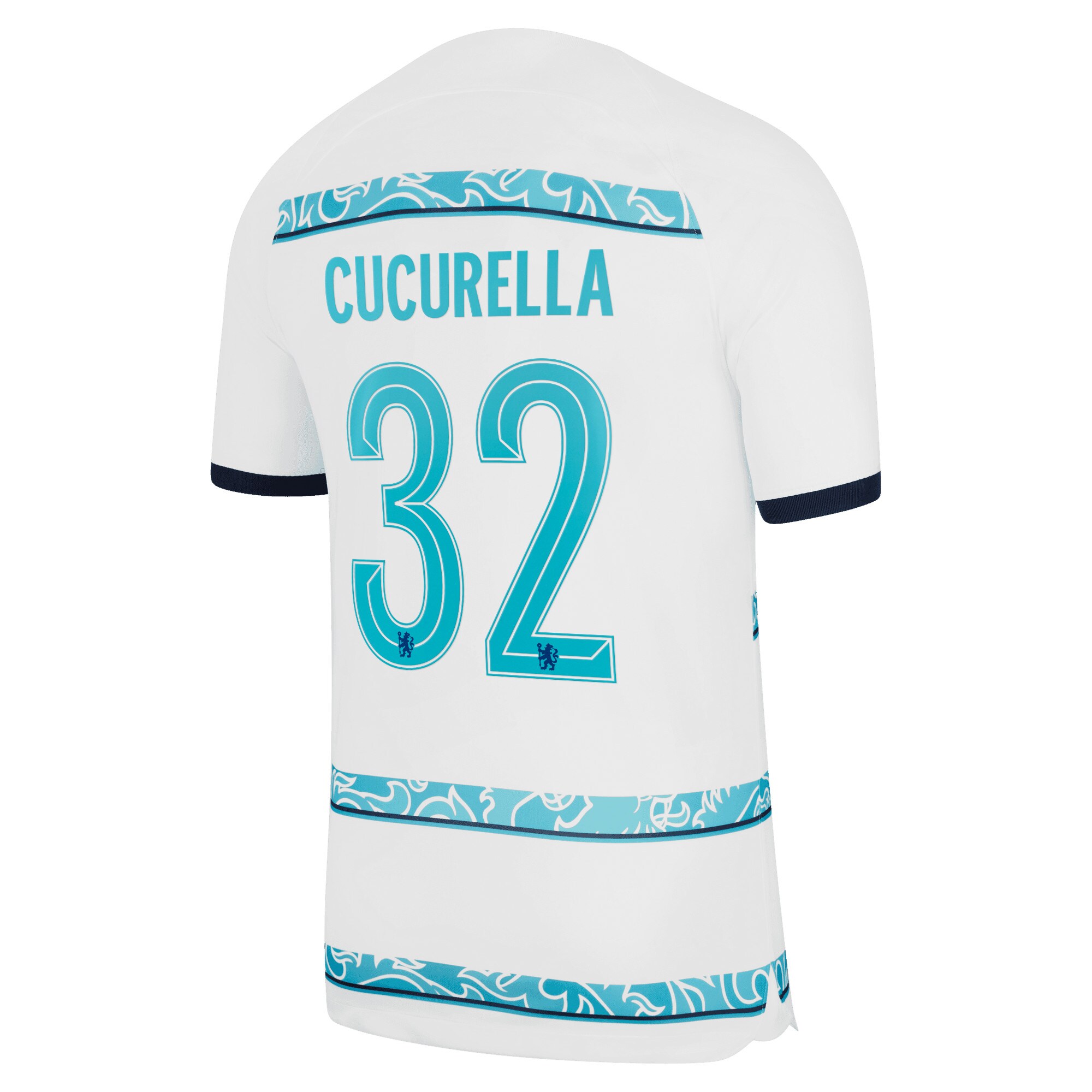 Chelsea Away Cup Stadium Shirt 2022-23 with Cucurella 32 printing