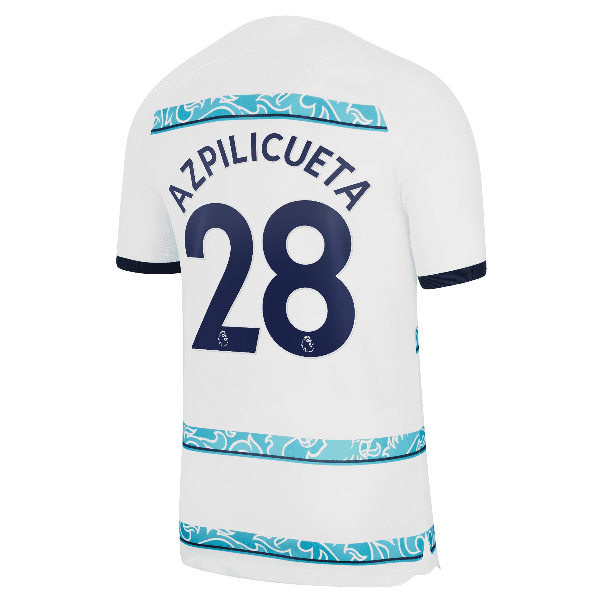 Chelsea Away Stadium Shirt 2022-23 with Azpilicueta 28 printing
