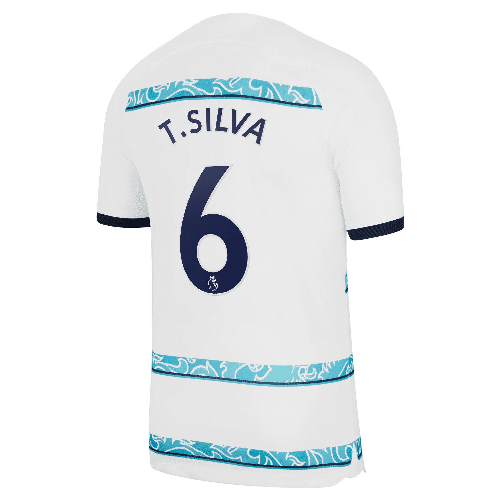 Chelsea Away Stadium Shirt 2022-23 with T. Silva 6 printing