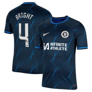 Chelsea Away Stadium Sponsored Shirt 2023-24 With Bright 4 Wsl Printing