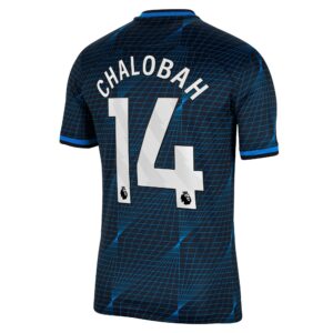 Chelsea Away Stadium Sponsored Shirt 2023-24 With Chalobah 14 Printing