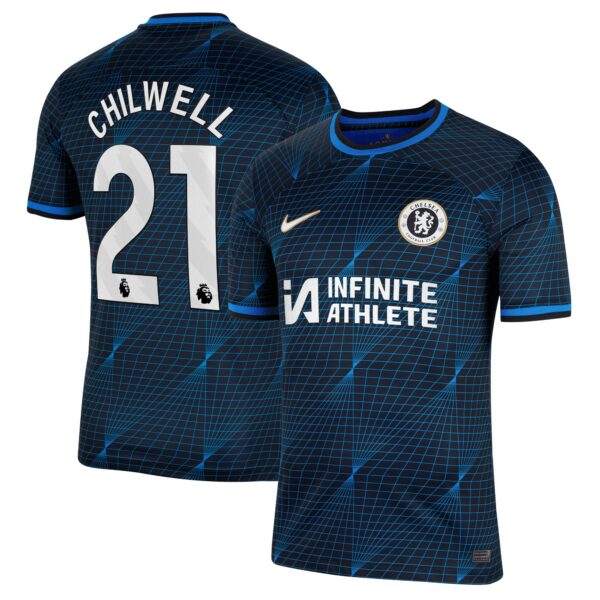 Chelsea Away Stadium Sponsored Shirt 2023-24 With Chilwell 21 Printing