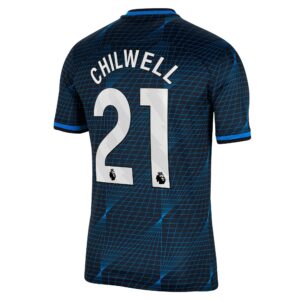 Chelsea Away Stadium Sponsored Shirt 2023-24 With Chilwell 21 Printing