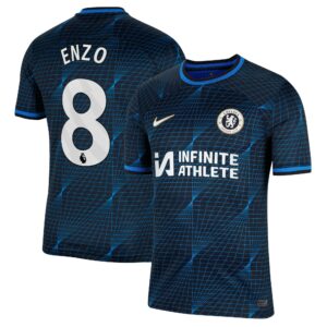 Chelsea Away Stadium Sponsored Shirt 2023-24 With Fernández 8 Printing