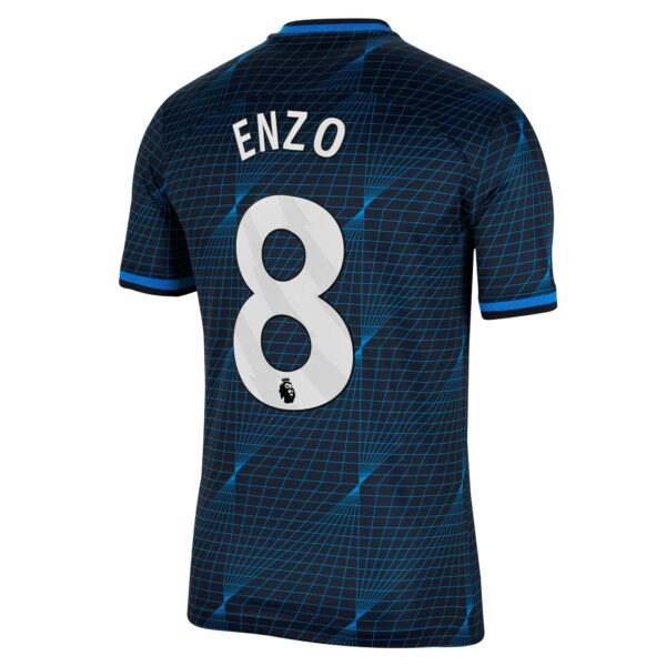 Chelsea Away Stadium Sponsored Shirt 2023-24 With Fernández 8 Printing