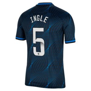 Chelsea Away Stadium Sponsored Shirt 2023-24 With Ingle 5 Wsl Printing