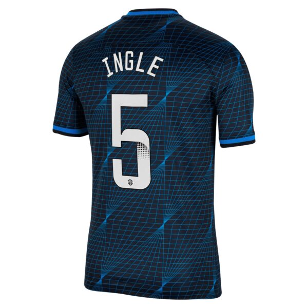 Chelsea Away Stadium Sponsored Shirt 2023-24 With Ingle 5 Wsl Printing