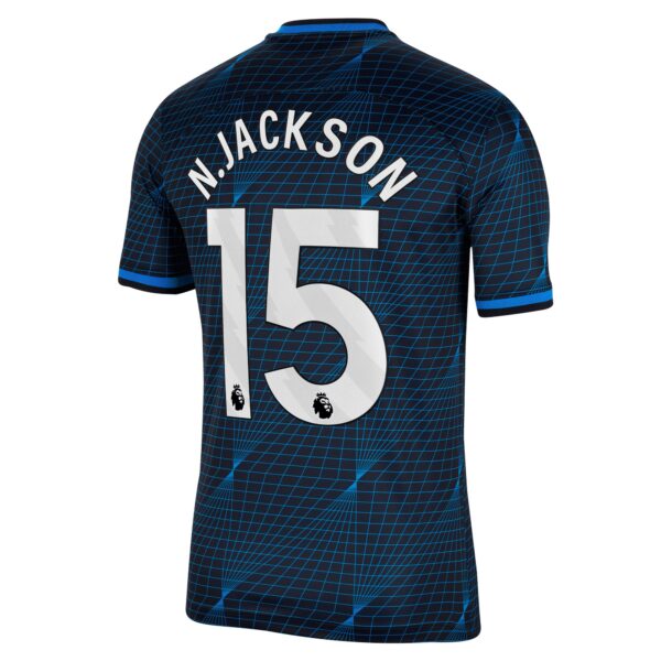 Chelsea Away Stadium Sponsored Shirt 2023-24 With Jackson 15 Printing