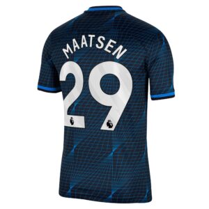 Chelsea Away Stadium Sponsored Shirt 2023-24 With Maatsen 29 Printing