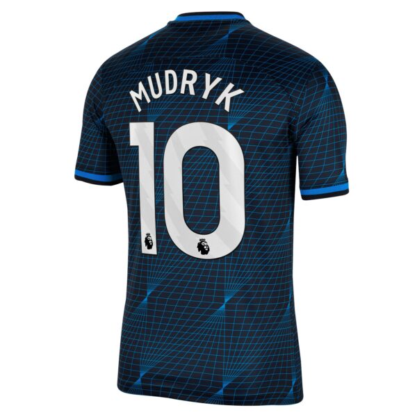Chelsea Away Stadium Sponsored Shirt 2023-24 With Mudryk 10 Printing