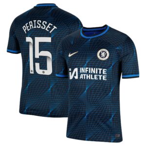Chelsea Away Stadium Sponsored Shirt 2023-24 With Perisset 15 Wsl Printing