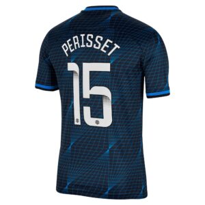 Chelsea Away Stadium Sponsored Shirt 2023-24 With Perisset 15 Wsl Printing