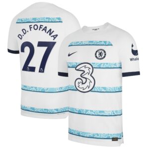 Chelsea Away Vapor Match Shirt 2022-23 with D.D.Fofana 27 printing