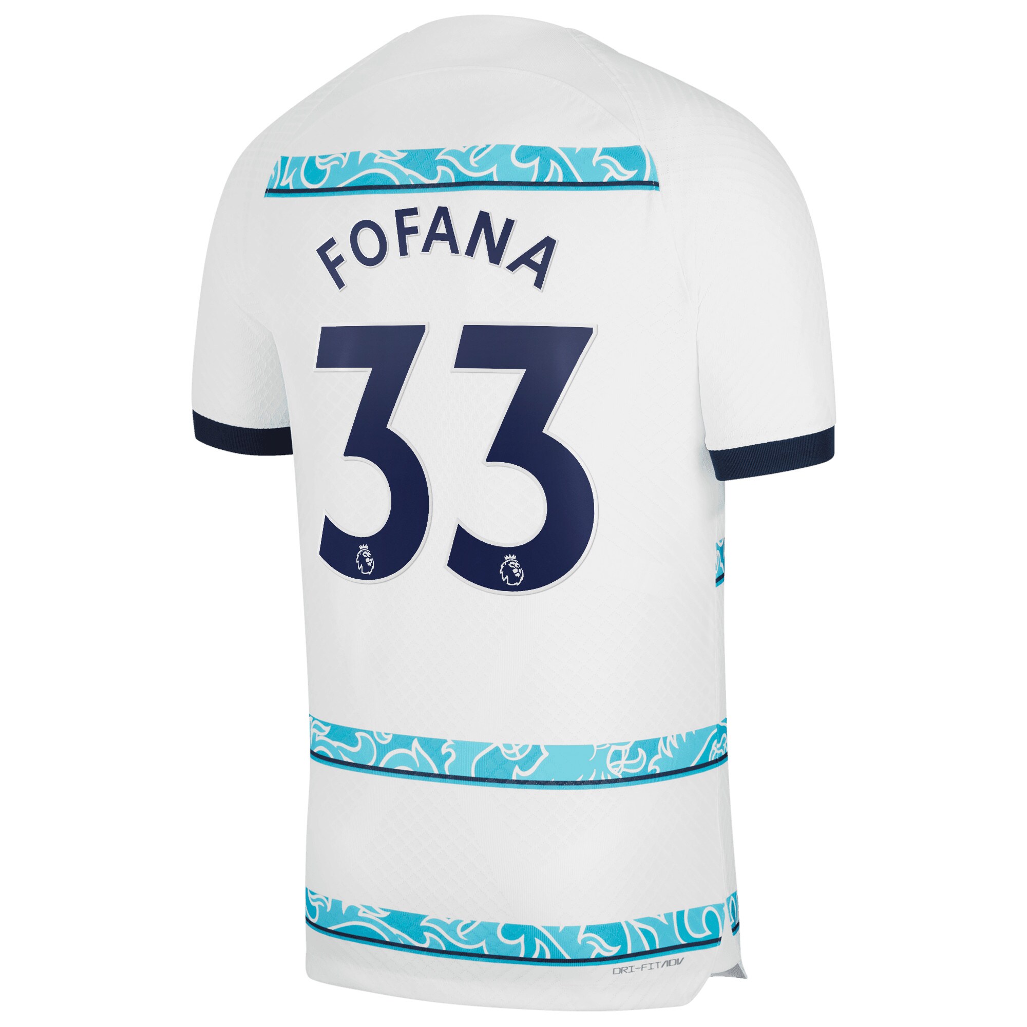 Chelsea Away Vapor Match Shirt 2022-23 with Fofana 33 printing