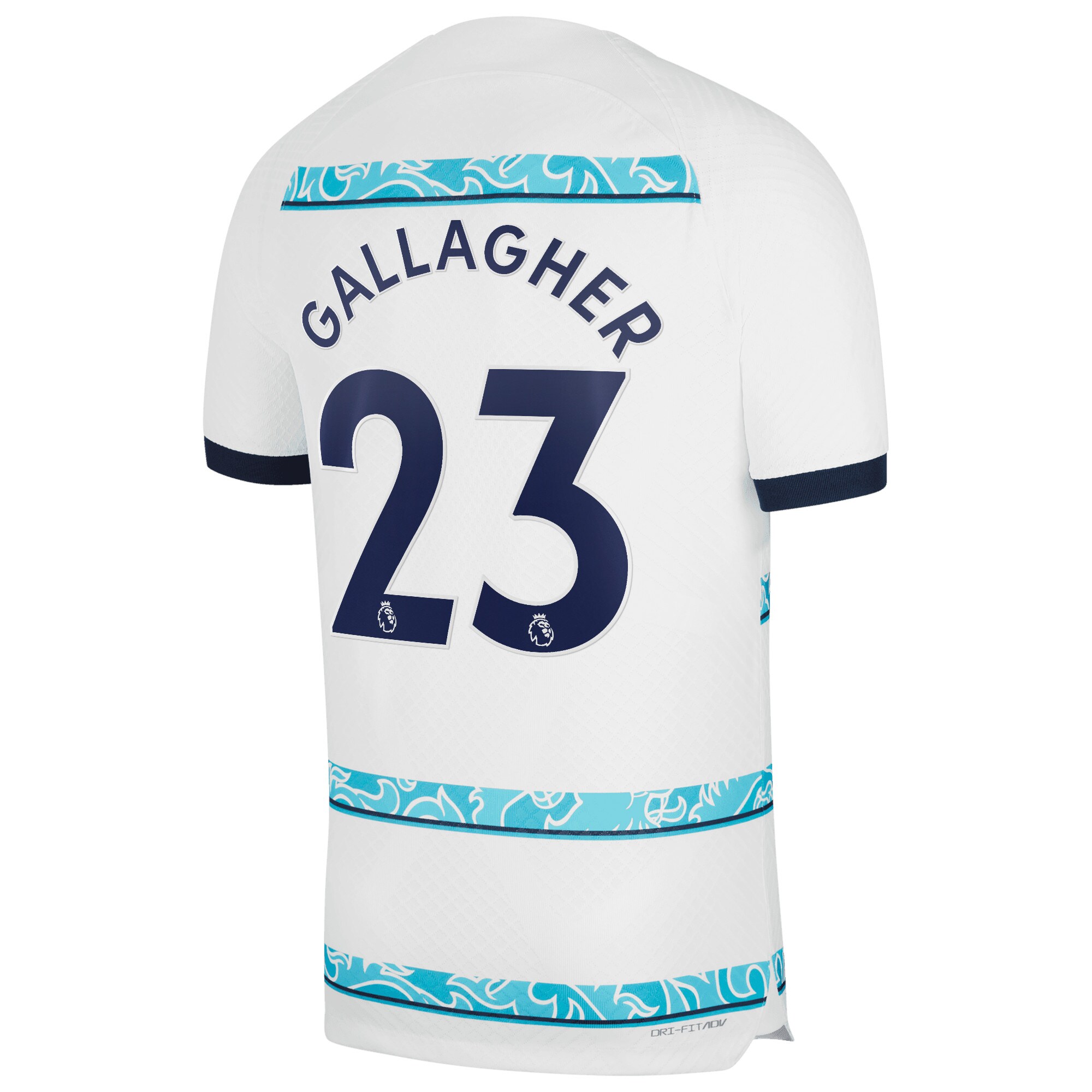 Chelsea Away Vapor Match Shirt 2022-23 with Gallagher 23 printing