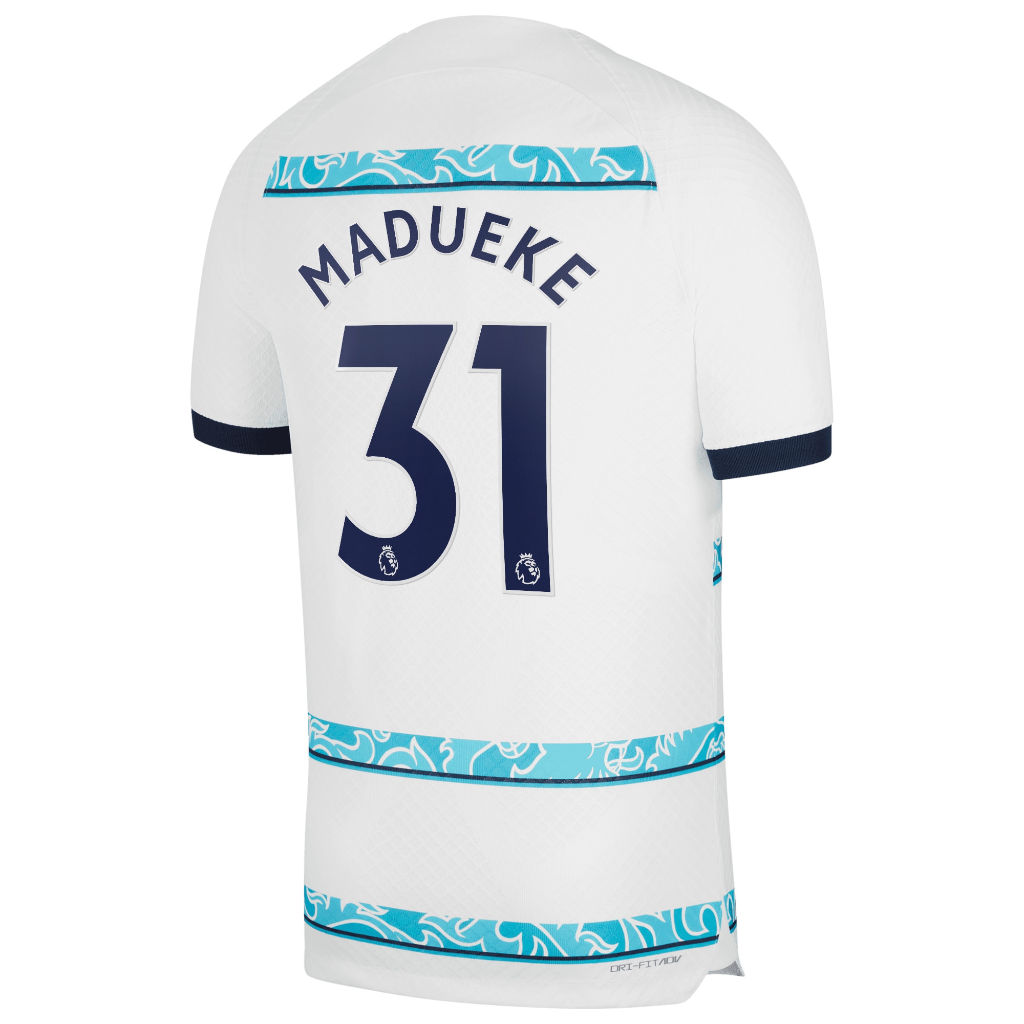 Chelsea Away Vapor Match Shirt 2022-23 with Madueke 31 printing