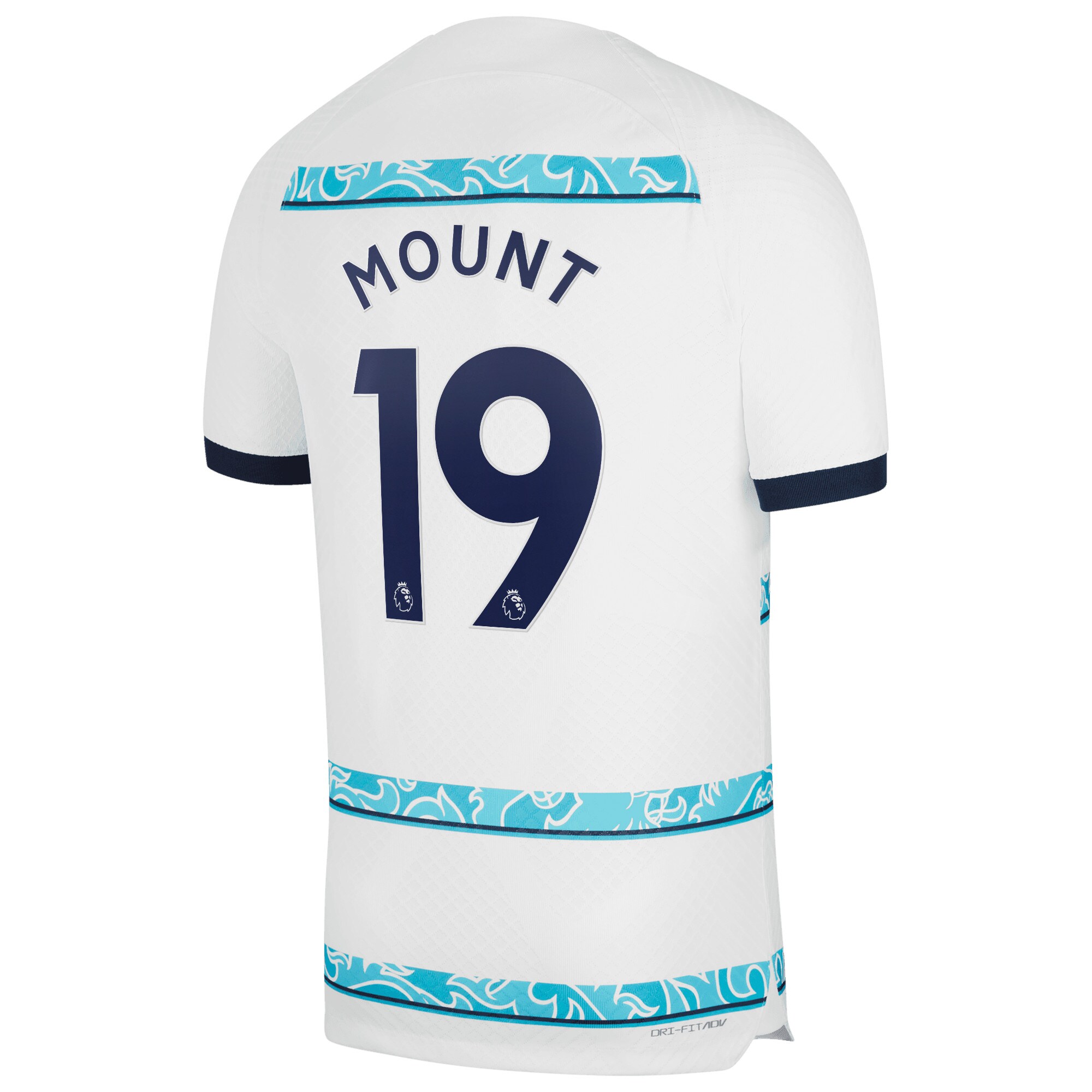 Chelsea Away Vapor Match Shirt 2022-23 with Mount 19 printing